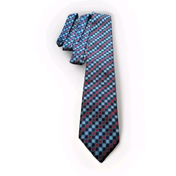 Giorgio Brutini Silk‎ Tie Necktie Mens Black Gray Striped New Festival Retro - Picture 1 of 5